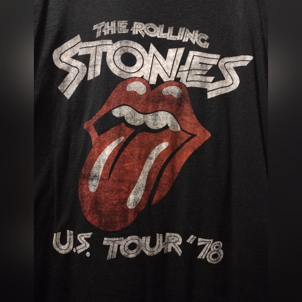 The Rolling Stones Black Graphic Tee